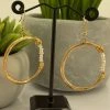 Cindy G / Jewellery Matt Gold Earring - Baby Pearl - CG31