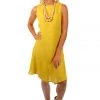 So French So Chic Dresses Linen Maxi Dress | Mustard | SF2s