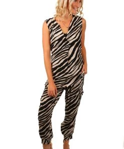 Ping Pong Sleeveless Abstract Print Top Tops