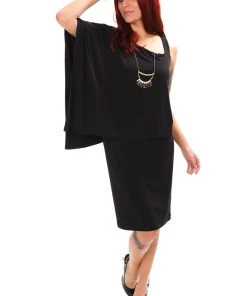 Philosophy Nora.S216 One Shoulder Dress - Black Dresses