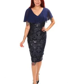 Zaliea Midnight Silver Dress