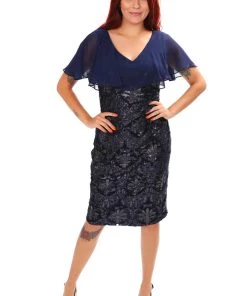 Zaliea Midnight Silver Dress