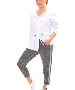 See Saw Jackets/Coats Linen Drawstring Jacket-SW3592