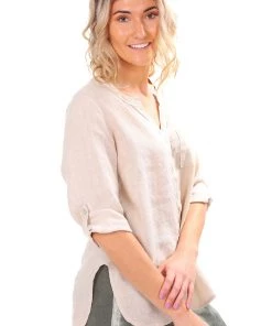 So French So Chic Rita Linen Shirt | Sabia | SF7