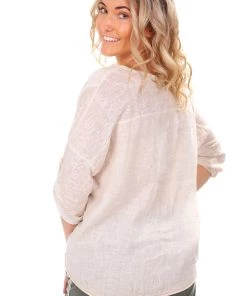 So French So Chic Peta Linen Cardigan - Sabia Knitwear/Jumpers