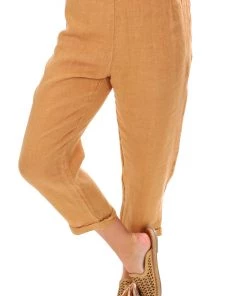 So French So Chic Jodi Linen Pants - Camello