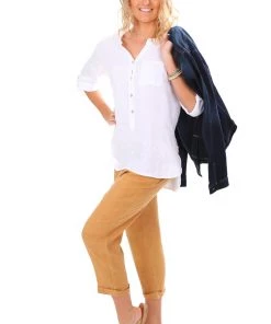 So French So Chic Jodi Linen Pants - Camello 8 So French So Chic Jodi Linen Pants - Camello