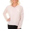 So French So Chic Marie Long Sleeve Linen Tee - Sabbia-SF4