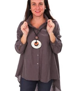 See Saw Linen Button Shirt - SW3591