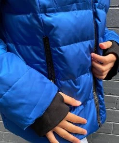 Sabena Jackets/Coats Metallic Down Puffer Jacket | Royal Blue