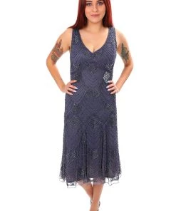 Frank Lyman Events Charleston Dress - Navy