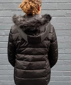 Sabena Jackets/Coats Metallic Down Puffer Jacket | Black