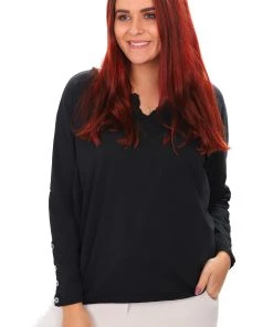 The Italian Cartel Betina Top | Black