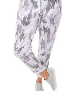 The Italian Cartel Amarie Camo Pants | White