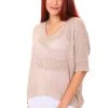 Cindy G Knit Top | Natural | CG7 Tops