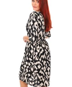 Naturals By O & J 3/4 Sleeve Round Neck Dress | Mamba S Dresses 7 Naturals By O & J 3/4 Sleeve Round Neck Dress | Mamba S Dresses