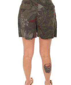 Desigual High Waisted Shorts | Military | DG8s