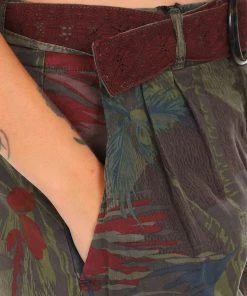 Desigual High Waisted Shorts | Military | DG8s