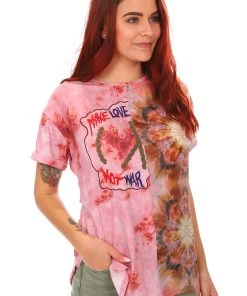 Desigual Tops Make Love Not War Top