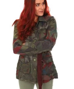 Desigual Camoflower Military Jacket Jackets/Coats