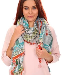 Desigual Foulard Oriental Patch Effect
