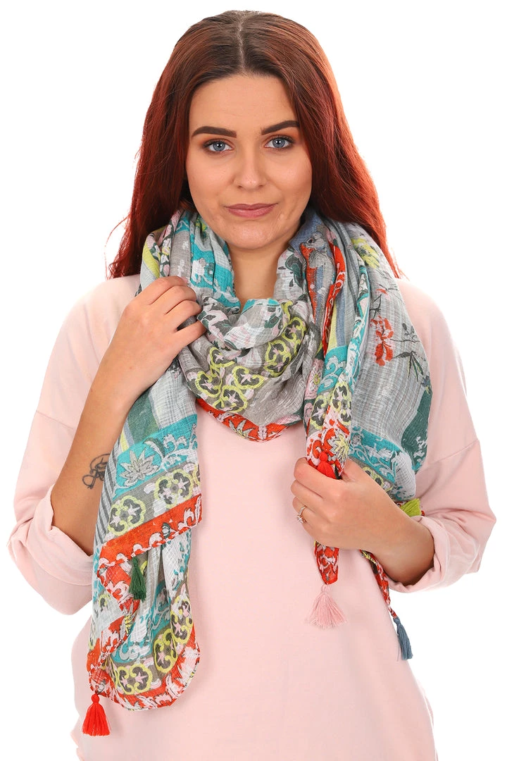 Desigual Foulard Oriental Patch Effect 1 Desigual Foulard Oriental Patch Effect