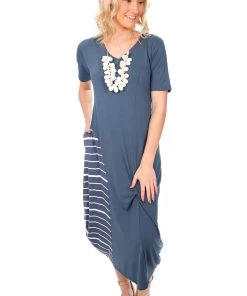 Foil Soft Focus Twist Dress | Urchin (s)