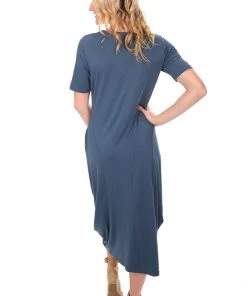 Foil Soft Focus Twist Dress | Urchin (s)