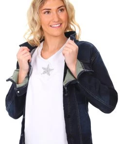 Corfu Jackets/Coats Indigo Denim Jacket-WO4B7639