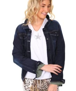 Corfu Jackets/Coats Indigo Denim Jacket-WO4B7639
