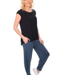 Tani Flared Swing Tank Top - Black