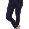 Foil Long Slim Trapeze Pants | Navy | F18