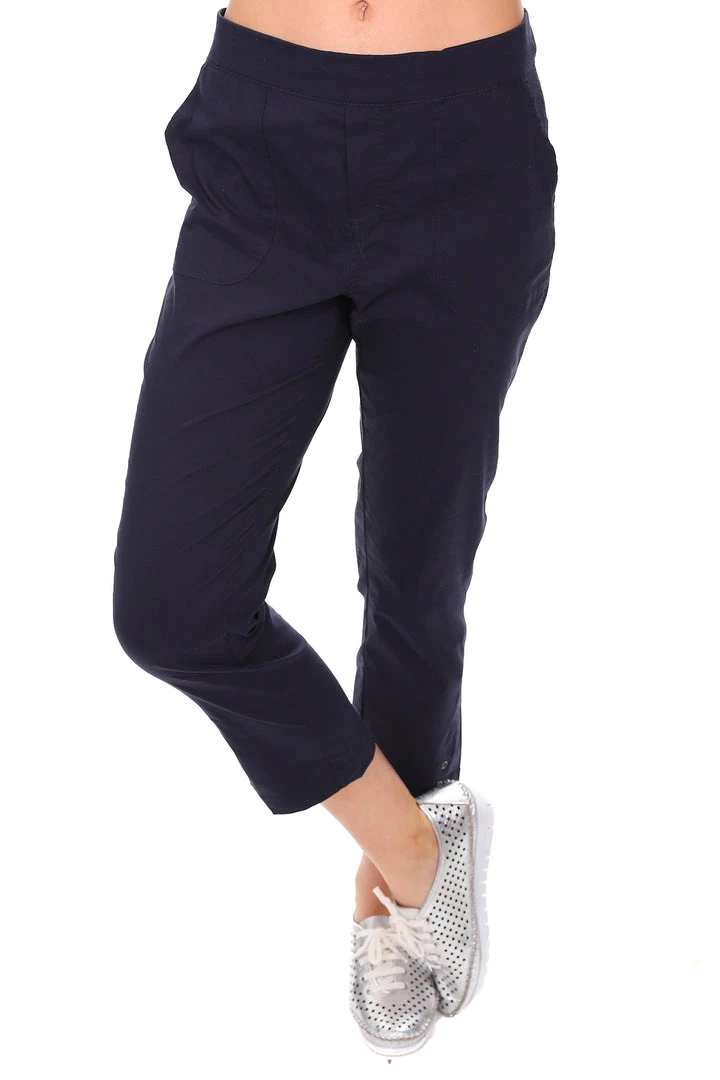 Foil Ring Cycle Eyelet Pants | True Navy 1 Foil Ring Cycle Eyelet Pants | True Navy