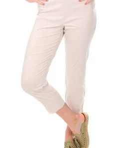 Foil Fuss Free Taper Pants | Pearl | F13