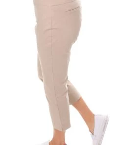 Marco Polo Pants Cropped Split Pant - Natural