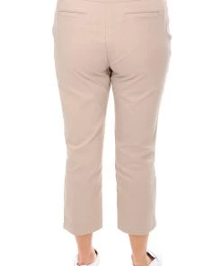 Marco Polo Pants Cropped Split Pant - Natural