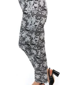 Joseph Ribkoff Lydia Crop Pants - Black Vanilla