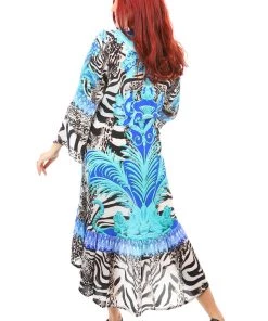 Fashion Spectrum Zebra Frill Dress | FS7