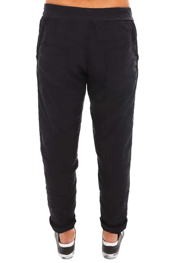 Italian Star Easywear Pants | Black | IS23 Clothing 3 Italian Star Easywear Pants | Black | IS23 Clothing