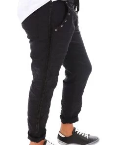 Italian Star Easywear Pants | Black | IS23 Clothing