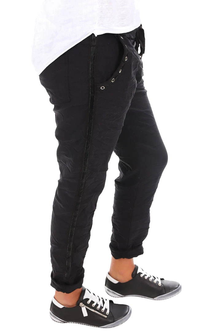 Italian Star Easywear Pants | Black | IS23 Clothing 2 Italian Star Easywear Pants | Black | IS23 Clothing