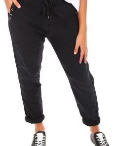 Italian Star Easywear Pants | Black | IS23 Clothing