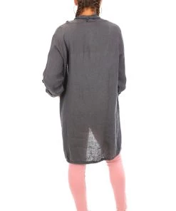 The Italian Cartel Teramo Linen Jacket | Charcoal | IC32