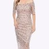 Jesse Harper Clothing Scalloped Hem Embellished Dress | Pearl | JH10