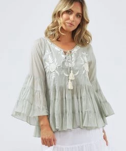 Holiday Jamaica Top | Seafoam | H10 Clothing
