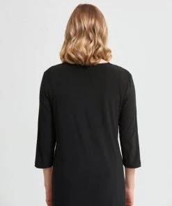 Joseph Ribkoff Graffiti Trim Top | JR43 Tops