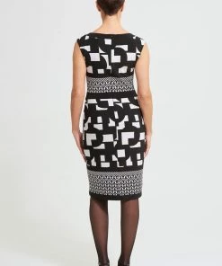 Pizazz Boutique Sheath Dress | Black/White | JR75
