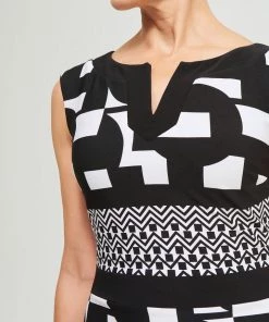 Pizazz Boutique Sheath Dress | Black/White | JR75