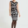 Pizazz Boutique Sheath Dress | Black/White | JR75