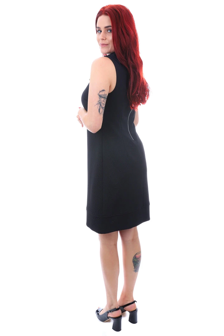 Joseph Ribkoff Twiggy Cowl Neck Dress - Black